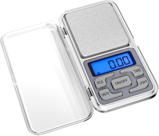 Electronic kitchen scale - Kitchen scale - 500g/0.01g - Food scale - Stainless steel household scale - With display and tare function - Suitable for food, jewelry, coffee bags, etc. - Image 3