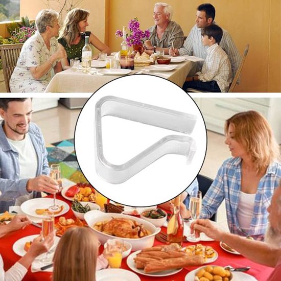 Transparent tablecloth clips - windproof tablecloth clips - Christmas family wedding party tablecloth clips - 24 pieces - Image 3
