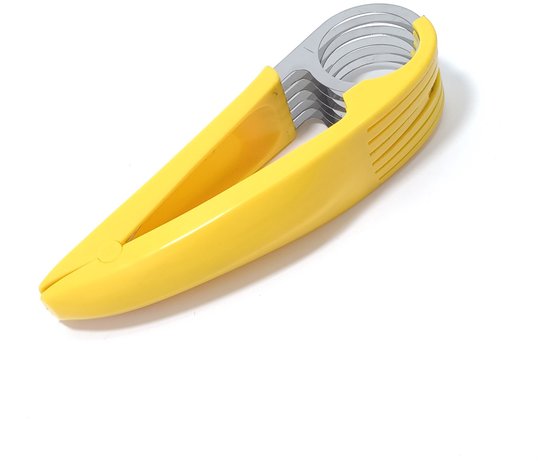 Banana cutter - Sausage cutter - Ham cutter - Small cutter - Yellow - Image 1