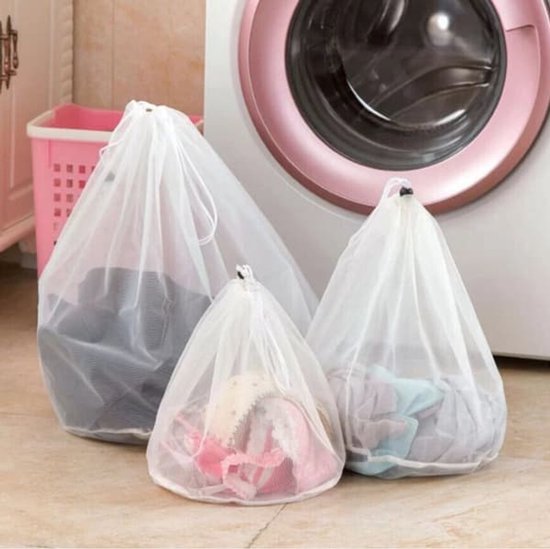 Laundry Bags - Delicate Laundry Bags - 3-pack - White - Image 1
