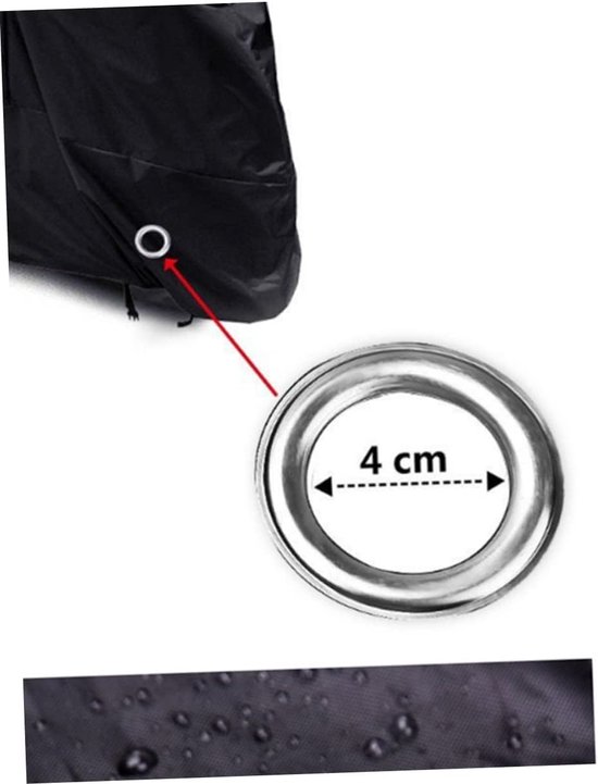 Bicycle cover - Rain cover - Nylon Scooter cover - Dustproof - Reflective UV protection - Storage bag - Easy to use and store - Image 4