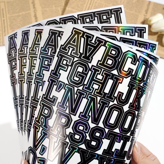 Letter stickers - 10-sheet vinyl letter stickers - 1.5-inch self-adhesive alphabet and number stickers - waterproof - suitable for mailboxes, windows, doors, cars, boats, house numbers (Style A) - Image 6