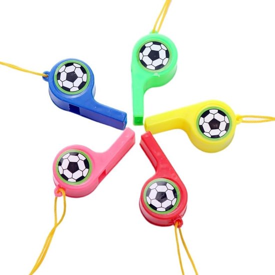 Soccer Whistles - Stadium Cheering Accessories - 24-Piece Set - Sports Whistles - Soccer | Football | Soccer Sticker Whistles (with String) - Image 5