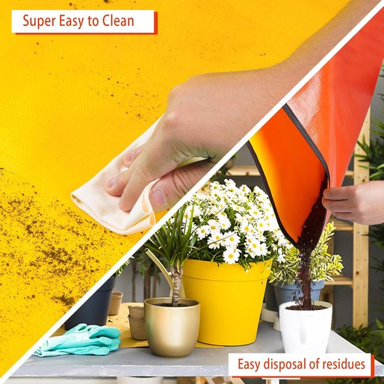 Houseplant Transplant Mat – Foldable and Portable Transplanting Mat to Prevent Soil Spills – Ideal for Succulents – Garden Gift for Plant Lovers (27