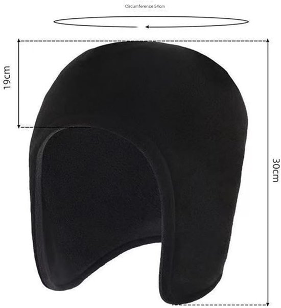 Winter hat for men and women – Thermal, windproof hat with ear flaps, ideal for sleeping, motorcycling and outdoor activities (Blue) - Image 2