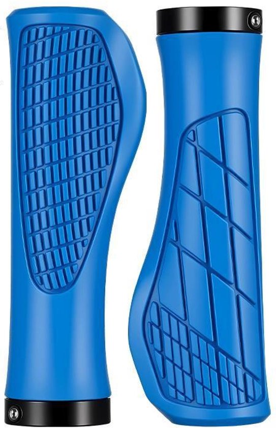 Bicycle grips - Mountain bike grips - 1 pair, including installation tools - Ergonomic bicycle grips | Blue Gripps - Image 1