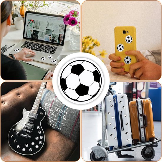 Football Stickers - Waterproof Vinyl Stickers - Suitable for laptops, water bottles, notebooks and mobile phones - Ideal gift for football players, teams and fans - Sports Stickers - 10 sheets, 120 pieces - Image 6