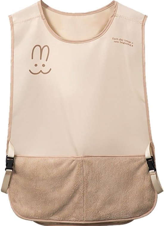 Kitchen Apron - Breathable Cooking Apron - Vest Style - With Towel - Suitable for Cooking, Baking, Gardening, Grilling and Crafting（Brown） - Image 1