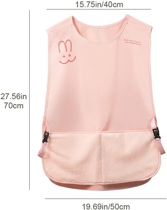 Kitchen Apron - Breathable Cooking Apron - Vest Style - With Towel - Suitable for Cooking, Baking, Gardening, Grilling and Crafting（Pink） - Image 6