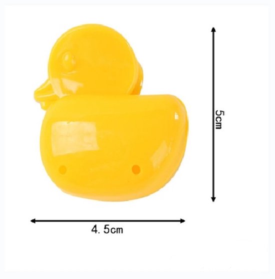 Set of 10 Toothbrush Holders - Portable Toothbrush Protectors - Clip-on Toothbrush Head Covers - Cute Duck Design - Image 5