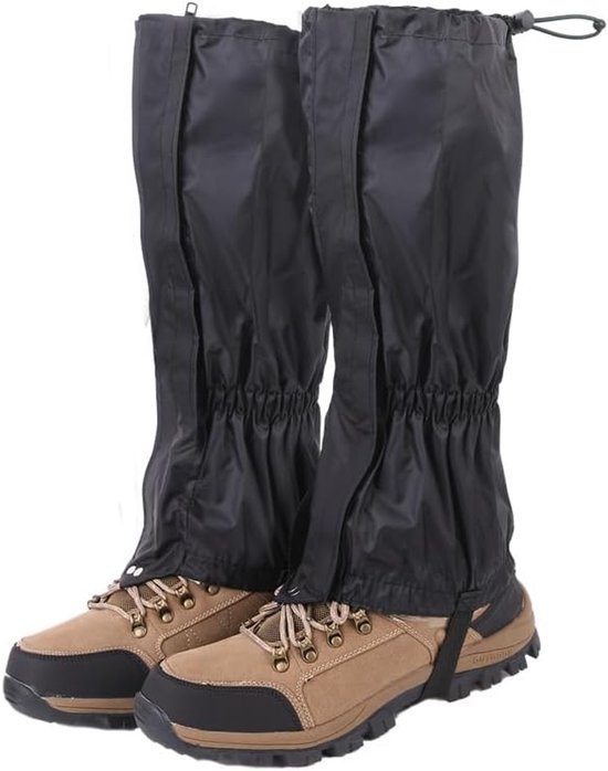 Lightweight Waterproof Leg Warmers - Adjustable Snow Boot Gaiters, Unisex - Suitable for Hiking, Skiing, Mountaineering and Outdoor Activities - Image 1