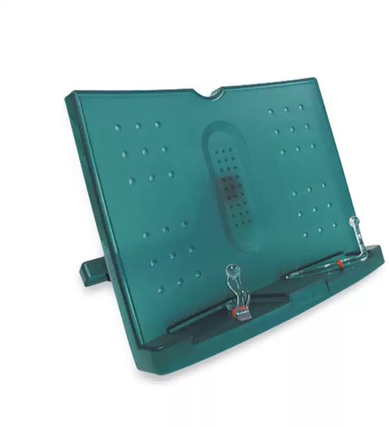 Reading rack - Green 180 degree adjustable portable reading rack/bookshelf/document rack - Image 1