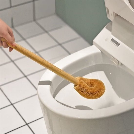 Toilet brush with wooden handle - Toilet brush (2 pieces) - Image 3