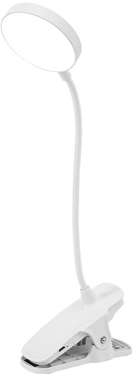 Reading lamp - Table lamp - Bedside table with clamp lamp - 3 brightness levels - USB rechargeable - Bedside table lamp - Image 1