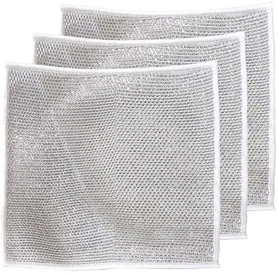 Dishcloths - Pack of 10 Multifunctional Steel Dishcloths - Scratch-resistant - Multifunctional - Powerful Cleaning - Image 1