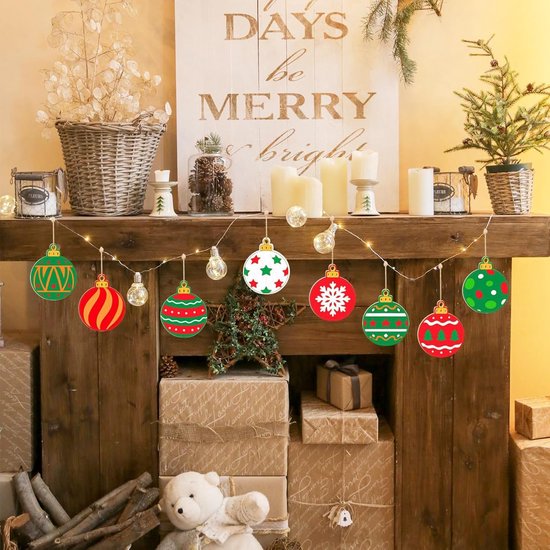 Christmas Decorations - Ornaments - DIY - Christmas Gifts - Wooden Christmas Decorations - Party Decorations - Image 3