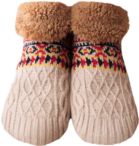 Socks - Fall/Winter Floor Socks - Warm House Socks - Postpartum Socks - Snow Socks - Blanket Socks - Slipper Socks - Unisex - Anti-slip-XL - Image 1