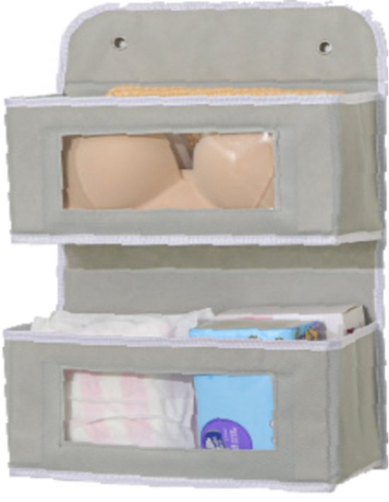 Storage Bag - Door Storage Bag - Large Capacity - Multi-Layer - Toys - Miscellaneous - Storage Bag - Student Dorm Storage Rack - 2 Layers - Image 1