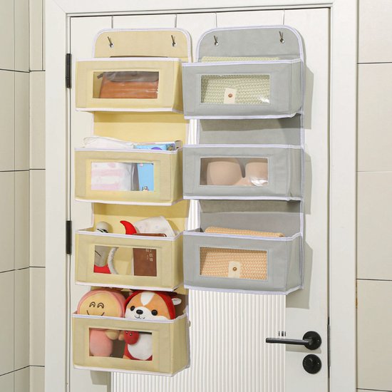 Storage Bag - Door Storage Bag - Large Capacity - Multi-Layer - Toys - Miscellaneous - Storage Bag - Student Dorm Storage Rack - 3 Layers - Image 1
