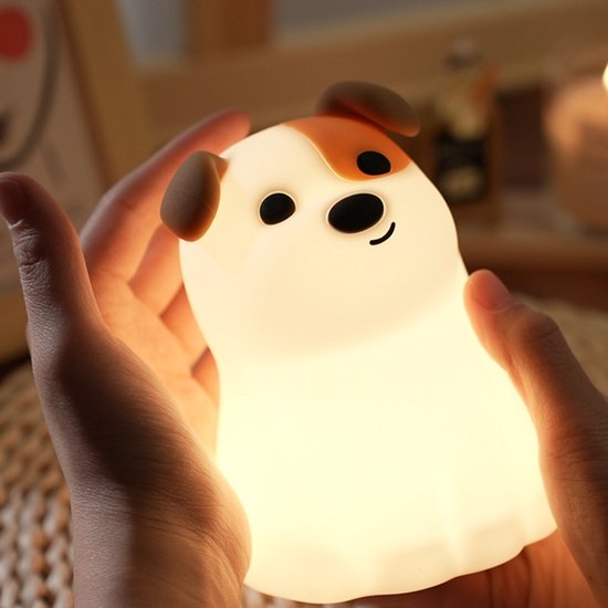 Night Light - Dog Night Light - USB - Touch Dimming - Baby Room/Bedroom Light - Pet/Children's Night Light - Adjustable in Seven Colors - Image 3