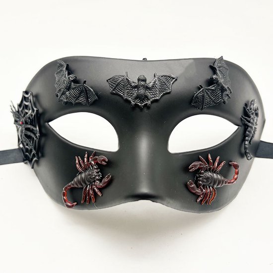 Hell's Messenger Mask - Halloween - Rave Party - Dance - Adult Performance - Costume Prop - 5-Pack - Image 3