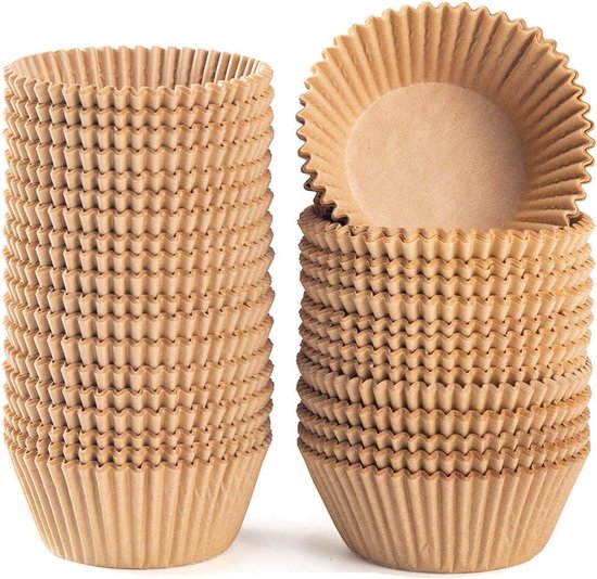 500-pack Muffin Cups - Odorless - Oil-resistant paper cupcake liners - Suitable for cupcakes, muffins and nuts - Image 1