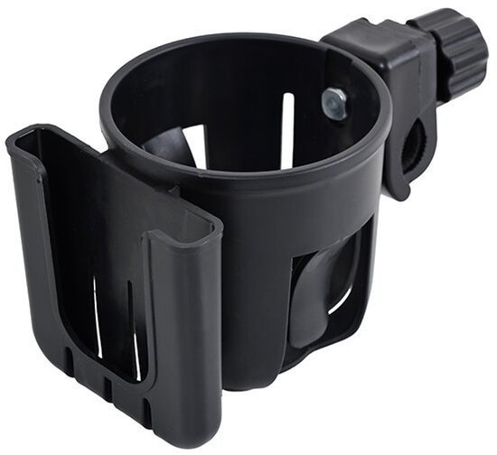 2-in-1 Bicycle Water Bottle and Phone Holder - Water Bottle Holder - Phone Stand - 360° Rotatable Water Bottle Holder - Black - Image 1
