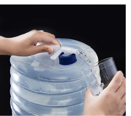 5 Liter Collapsible Water Bucket - Outdoor Picnic/Road Trip - Portable - Large Capacity Water Bucket - Collapsible Portable Water Bucket - Water Bucket - Image 4