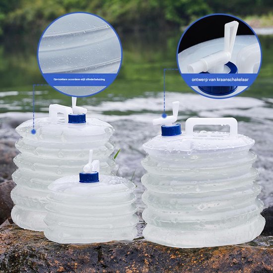 10 Liter Collapsible Water Bucket - Outdoor Picnic/Road Trip - Portable - Large Capacity Bucket - Collapsible Portable Bucket - Water Bucket - Image 2