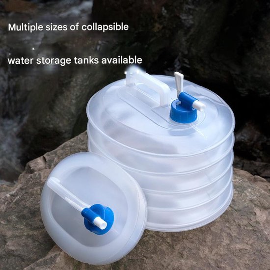10 Liter Collapsible Water Bucket - Outdoor Picnic/Road Trip - Portable - Large Capacity Bucket - Collapsible Portable Bucket - Water Bucket - Image 3