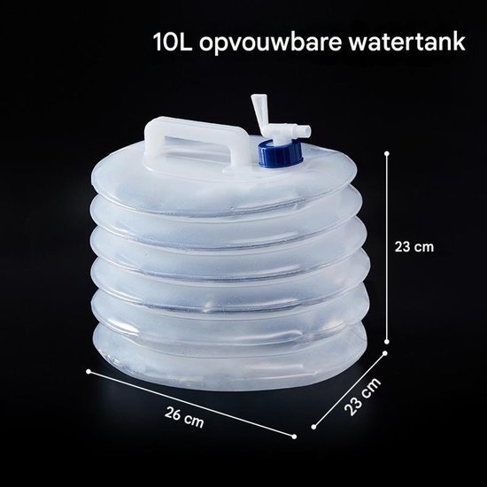 10 Liter Collapsible Water Bucket - Outdoor Picnic/Road Trip - Portable - Large Capacity Bucket - Collapsible Portable Bucket - Water Bucket - Image 5