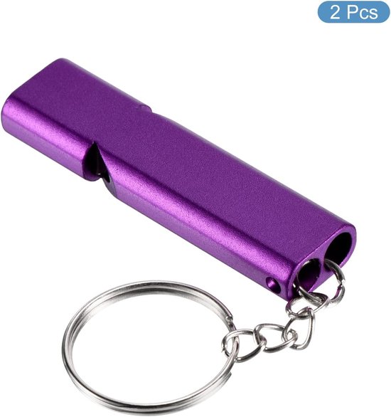 Emergency Whistles - Set of 2 - Emergency Whistles - Whistles - Safety Whistles for Survival - With Key Ring - Suitable for Camping, Hiking and Boating - Image 5