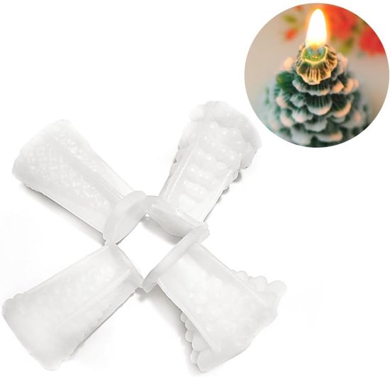 Mold - 4 pieces - Candle mold - Silicone Christmas tree mold set - Mold - Christmas gift - Image 6