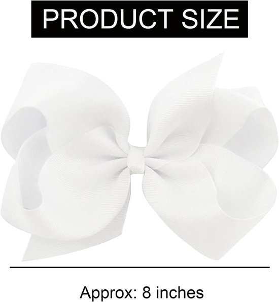Hair Clips - 10 Pieces - Hair Clips with Bow - Solid Color Hair Clips with Bow - Hair Accessories - Suitable for loose hair, braided hair, parties, Christmas, etc. - Image 2