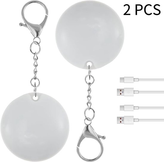 Night Light - With Automatic Sensor Function - Keychain - Gift for Girls and Women - Accessory for Women's Handbag（2 Lights） - Image 1