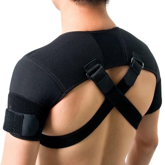 Shoulder Brace - Shoulder Support Brace for Sports - Double-Sided Adjustable & Breathable - Compression and Stability for Both Shoulders - L/XL - Image 1