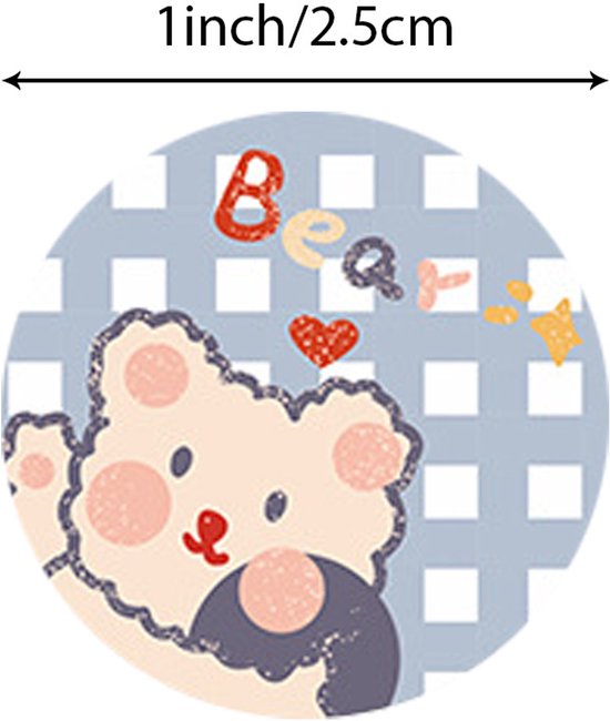 Stickers - 500 sheets - Sealing stickers - Packaging decoration - DIY diaries/notebooks - Diary labels - Image 2
