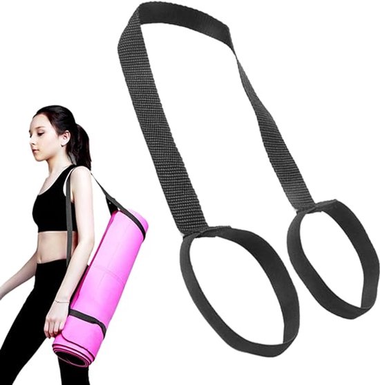 Yoga mat straps - Carrying straps for packing yoga mats - Portable shoulder straps for storing picnic mats - Elastic - Multifunctional straps - Image 1