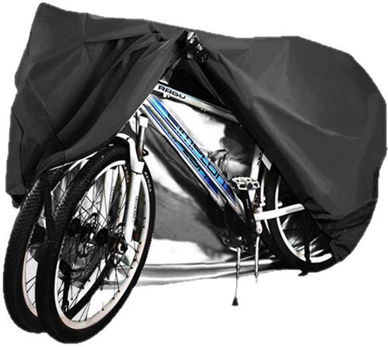 Bicycle cover - Suitable for 2 bicycles - Waterproof for outdoor use - UV protective - Bicycle cover with lock hole - Suitable for mountain bikes and electric bicycles - Image 1