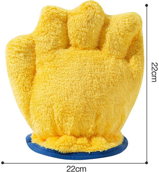 Towels - Unisex Quick-Dry Hair Drying Towel - New Quick-Drying Bath Towel - Absorbent and Quick-Drying Coral Fleece Towel - Suitable for Wet, Long and Thick Hair - - Glove Design - Yellow - Image 4