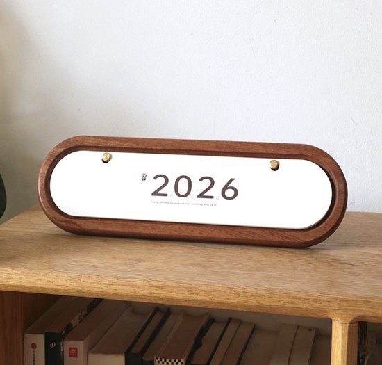 Desk Calendar 2026 - Minimalist Desk Calendar - Decorative Desk Planner - Desk Decoration - Simple Design - Suitable for Home and Office - Image 1