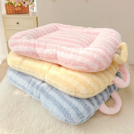 Cat Bed - Pet Mat - Soft and Warm Sleeping Mat for Cats and Small Pets, Comfortable and Cozy - Suitable for All Pets (Blue, S: 40 * 50cm) - Image 2