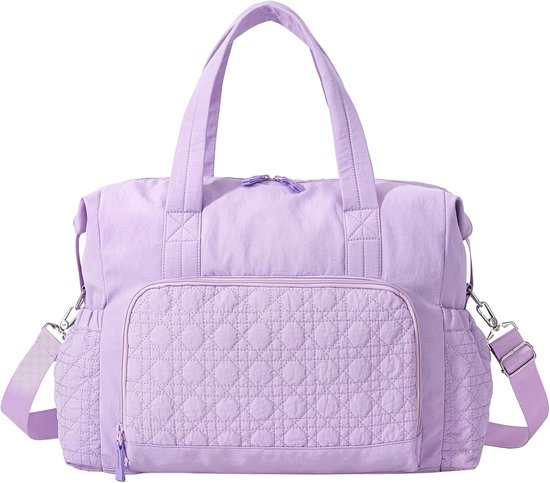 Sports Bag - Waterproof Travel Bag - 24 Liter Carry Bag - Zippered - Lightweight & Durable - Suitable for Gym, Training & Travel（Purple） - Image 1