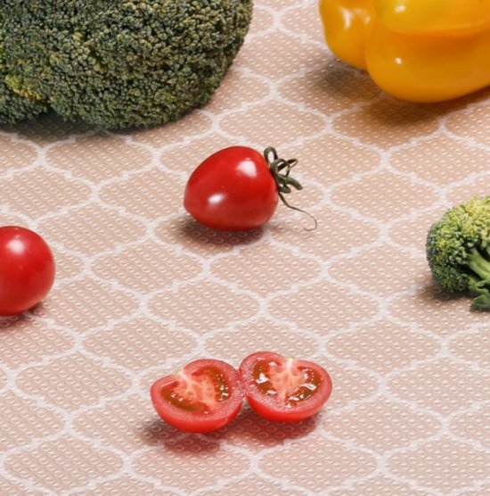 Drawer Mat - Kitchen Drawer Mat - Kitchen Cabinet Shelf Protector - Non-Adhesive, Waterproof EVA Drawer Mat, Easy to Cut to Size for Refrigerator, Cabinet or Chest of Drawers (White, 11.8