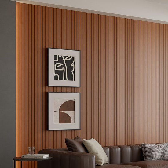 Self-adhesive 3D Wall Panel - Walnut Look - PVC Plank 300x40 cm for Wall & Ceiling - Soundproof - Image 7