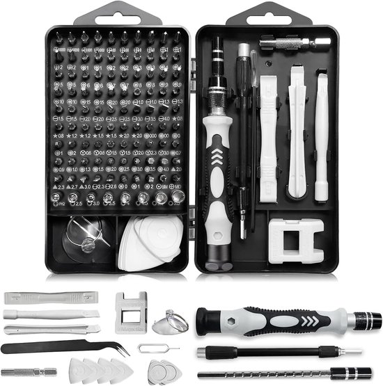 115-Piece Precision Screwdriver Set - Magnetic for Phone, Laptop & Electronics - Professional Repair Kit with Storage Case - Image 1