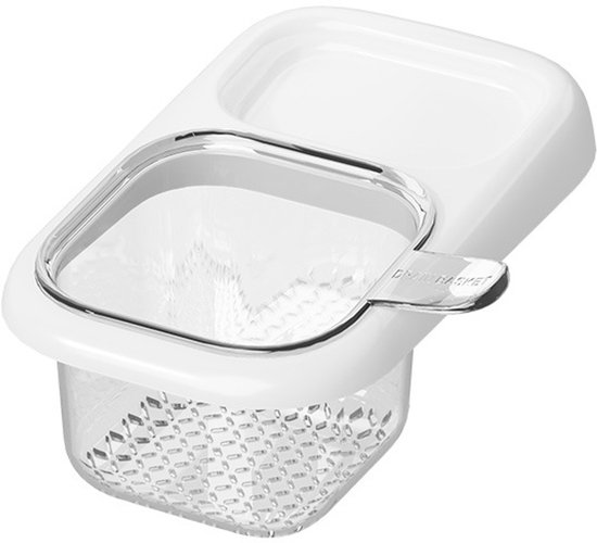 Sink Strainer & Drip Rack - With Suction Cup & Removable Strainer Tray - For Vegetables & Food Leftovers - White - Image 1