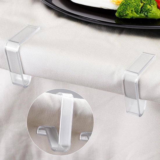 Tablecloth Clips - 48 Pieces - Tablecloth Clips - Transparent Tablecloth Clips - Windproof Tablecloth Clips - Suitable for Weddings - Image 7