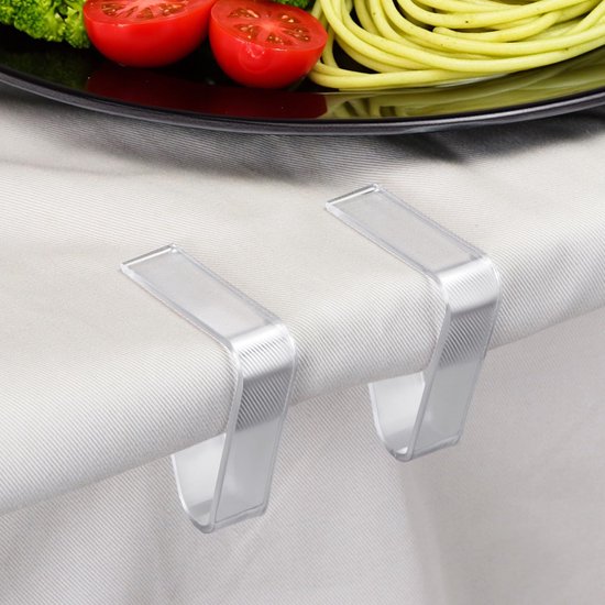 Tablecloth Clips - Pack of 24 - Transparent Tablecloth Clips - Windproof Tablecloth Clips - Suitable for Weddings and Parties - Image 5