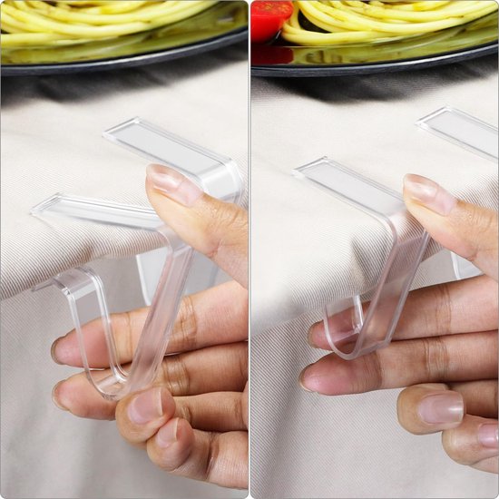 Tablecloth Clips - Pack of 24 - Transparent Tablecloth Clips - Windproof Tablecloth Clips - Suitable for Weddings and Parties - Image 8